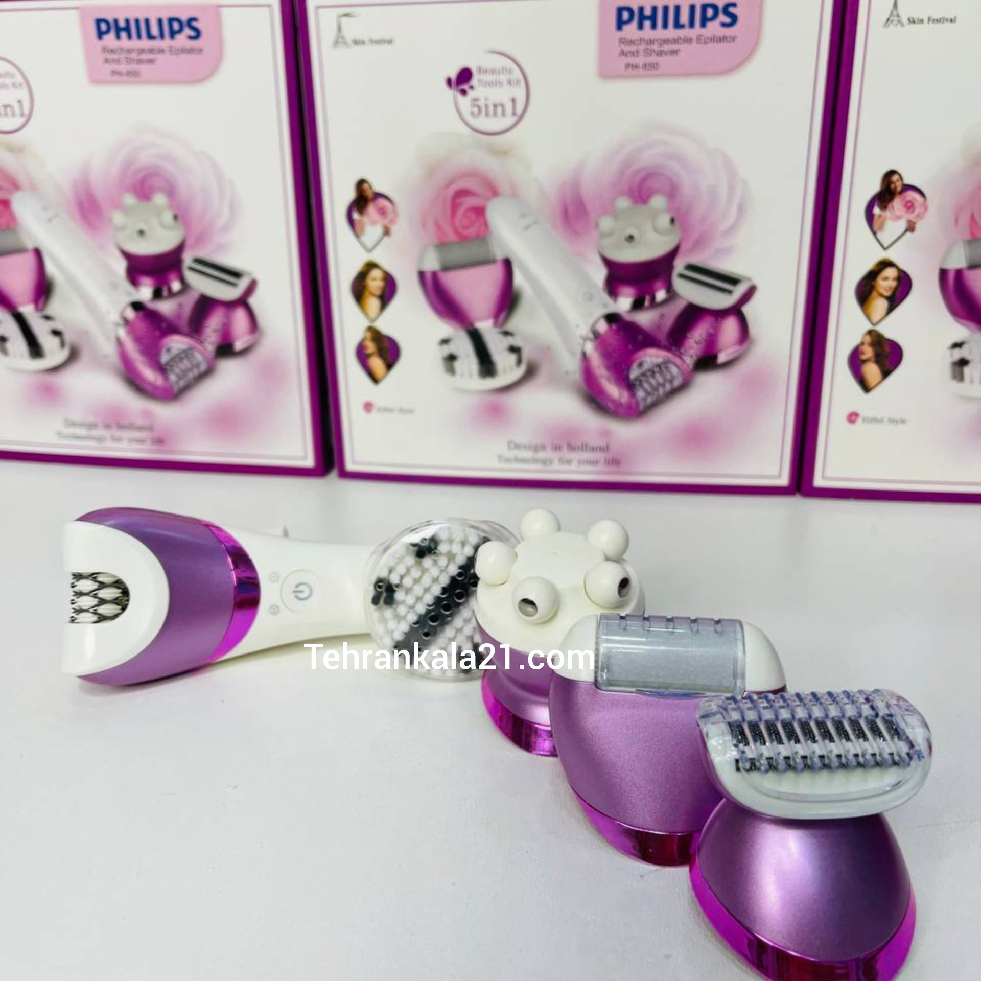 اپیلاتور 5 کاره مارک فیلیپس مدل PH-650 — تصویر ۷