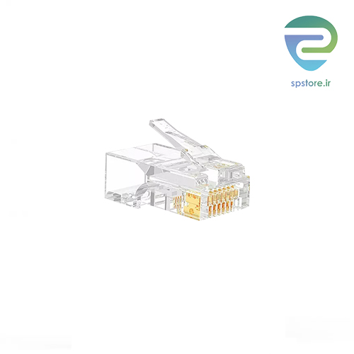 سوکت شبکه میان گذر کی نت بسته 100 تایی مدل Knet RJ45 Cat6 UTP — تصویر ۲