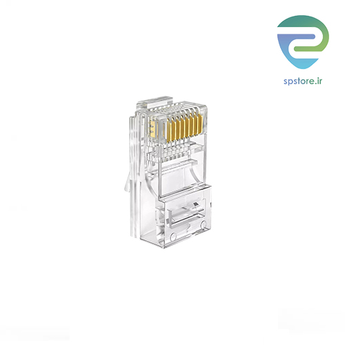 سوکت شبکه میان گذر کی نت بسته 100 تایی مدل Knet RJ45 Cat6 UTP — تصویر ۴