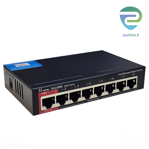 سوئیچ 8 پورت POE اچ وان وب اسمات مدل H1 Switch SG108M — تصویر ۳