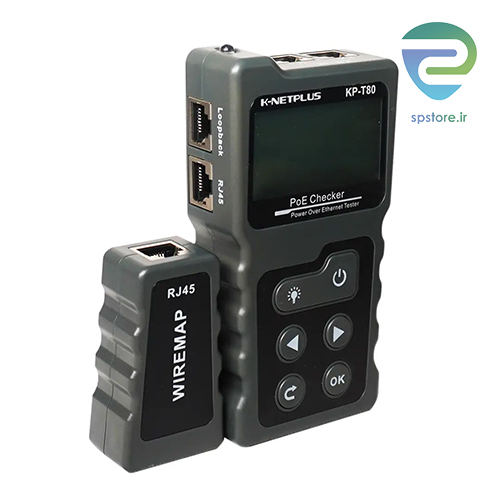 تستر شبکه کی نت پلاس مدل Knet plus cable Tester digital KP-T80 — تصویر ۵