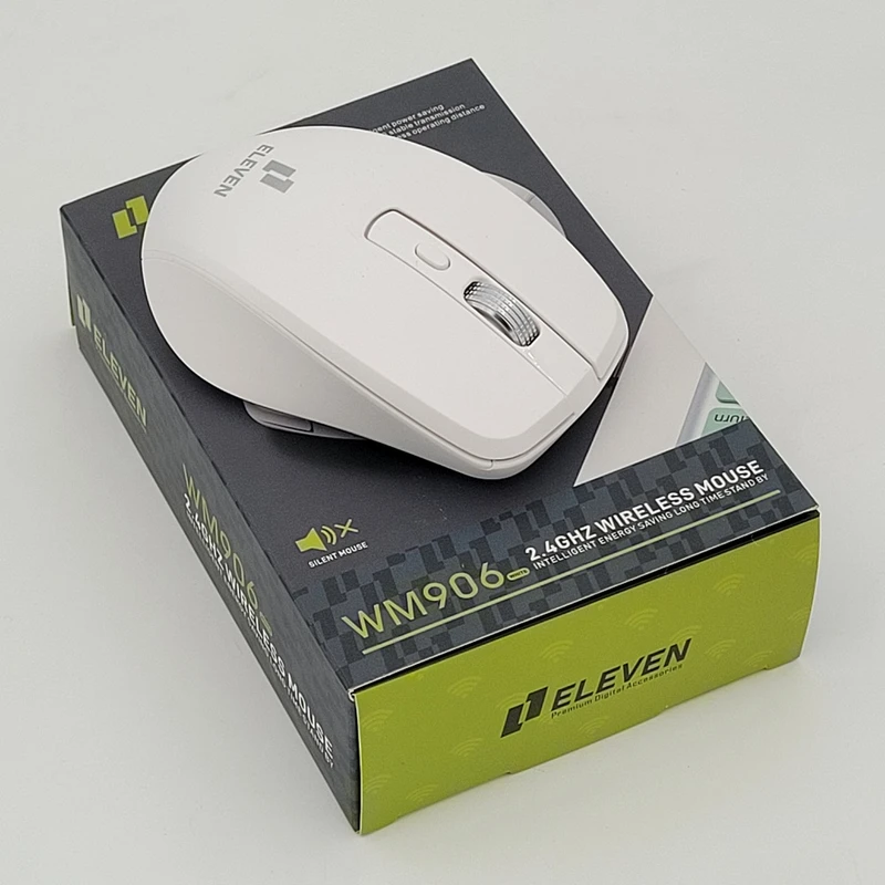 ماوس بی سیم الون مدل ELEVEN WM906 WHITE — تصویر ۶
