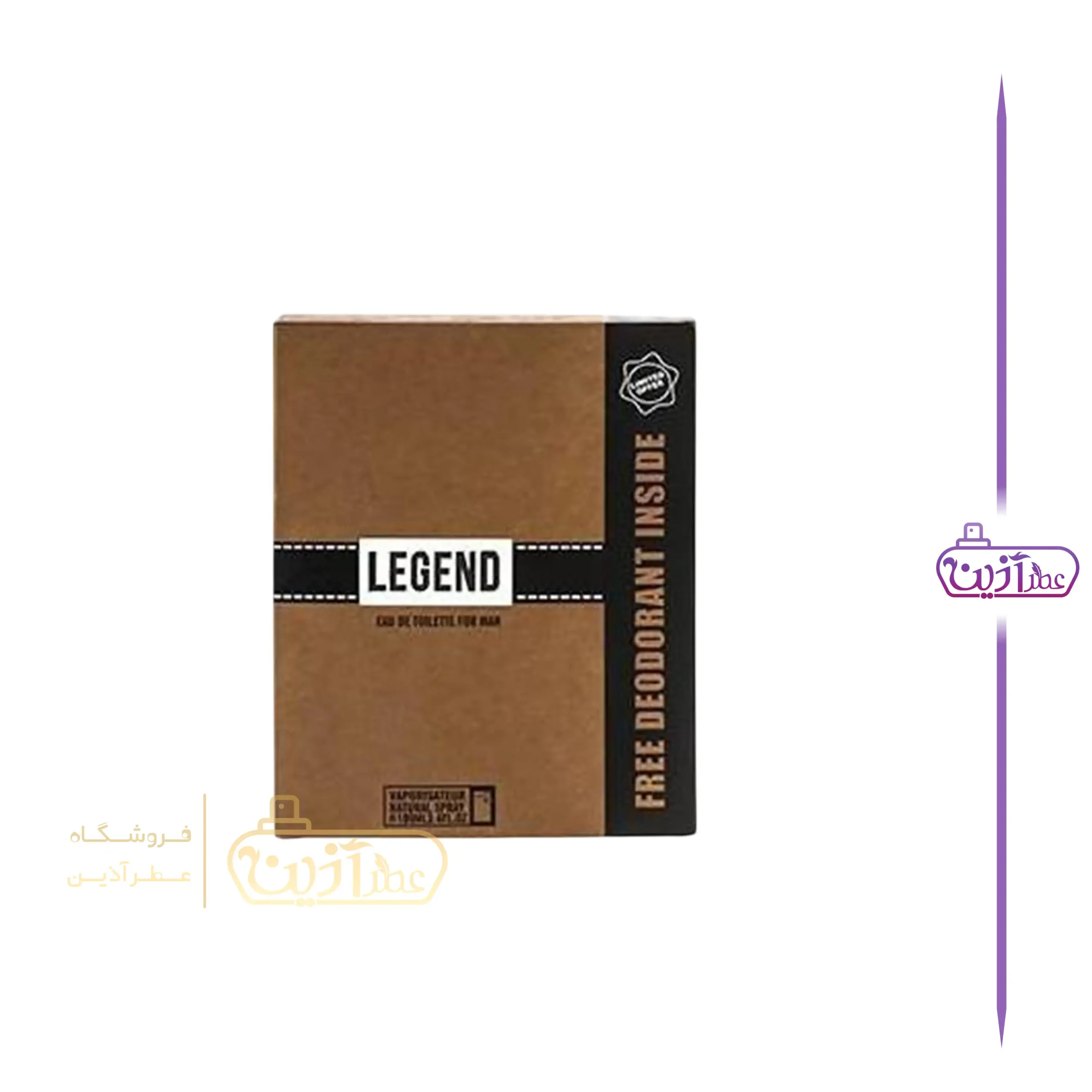 ادکلن امپر لجند مردانه با اسپری — تصویر ۴
