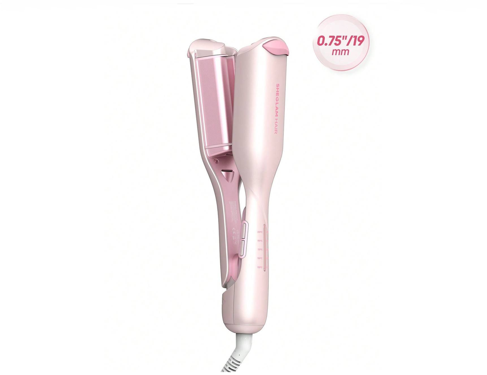 فر کننده موی ویو ساحلی شیگلم مدل Cupid’s Charm Beach Babe Hair Waver قطر ۱۹ میلی‌ متر