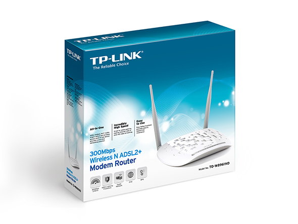 مودم روتر ADSL2 Plus بی‌سیم N300 تی پی-لینک مدل TD-W8961N_V1 — تصویر ۷