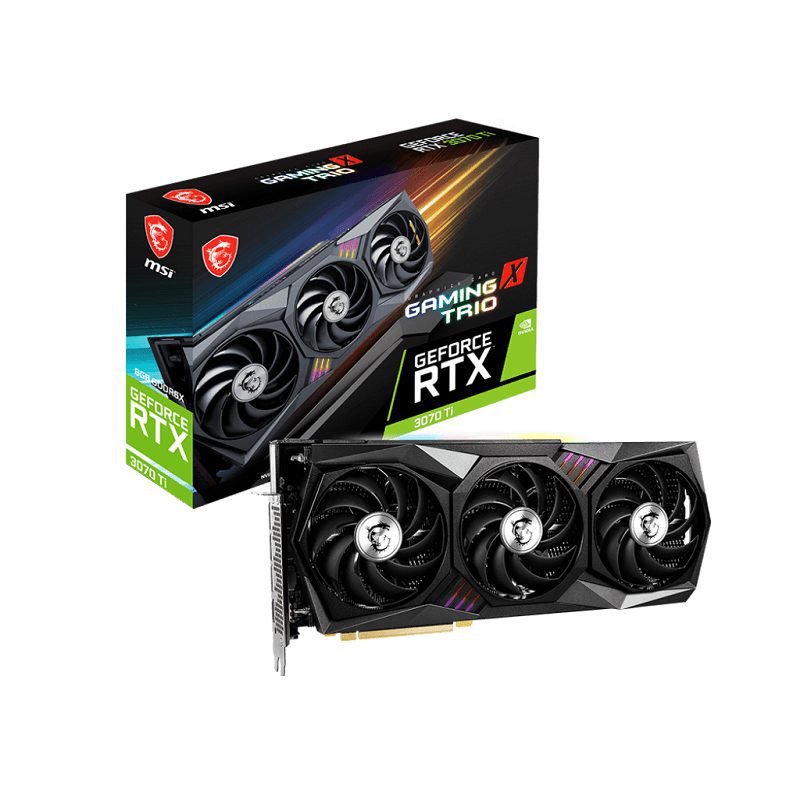 کارت گرافیک MSI RTX 3070 Ti GAMING X TRIO 8G استوک