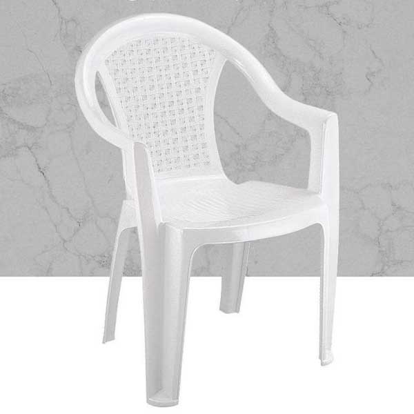 صندلی پلاستیکی دسته دار بزرگ ناصر پلاستیک کد 812 — تصویر ۲