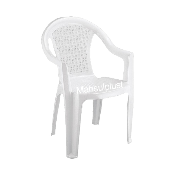 صندلی پلاستیکی دسته دار بزرگ ناصر پلاستیک کد 812 — تصویر ۵