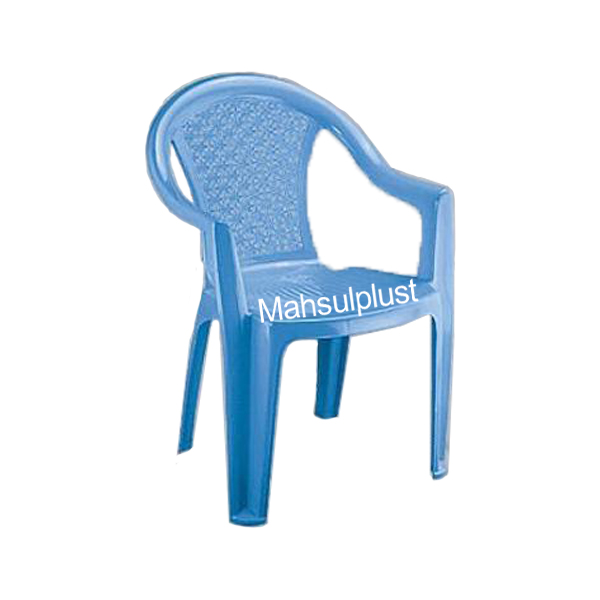 صندلی پلاستیکی دسته دار بزرگ ناصر پلاستیک کد 812 — تصویر ۴