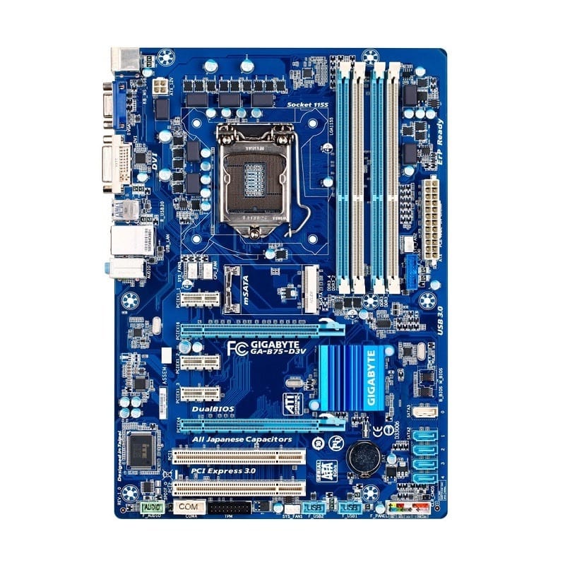 باندل مادربرد و پردازنده Gigabyte GA-B75-D3V + Intel i5-3570k