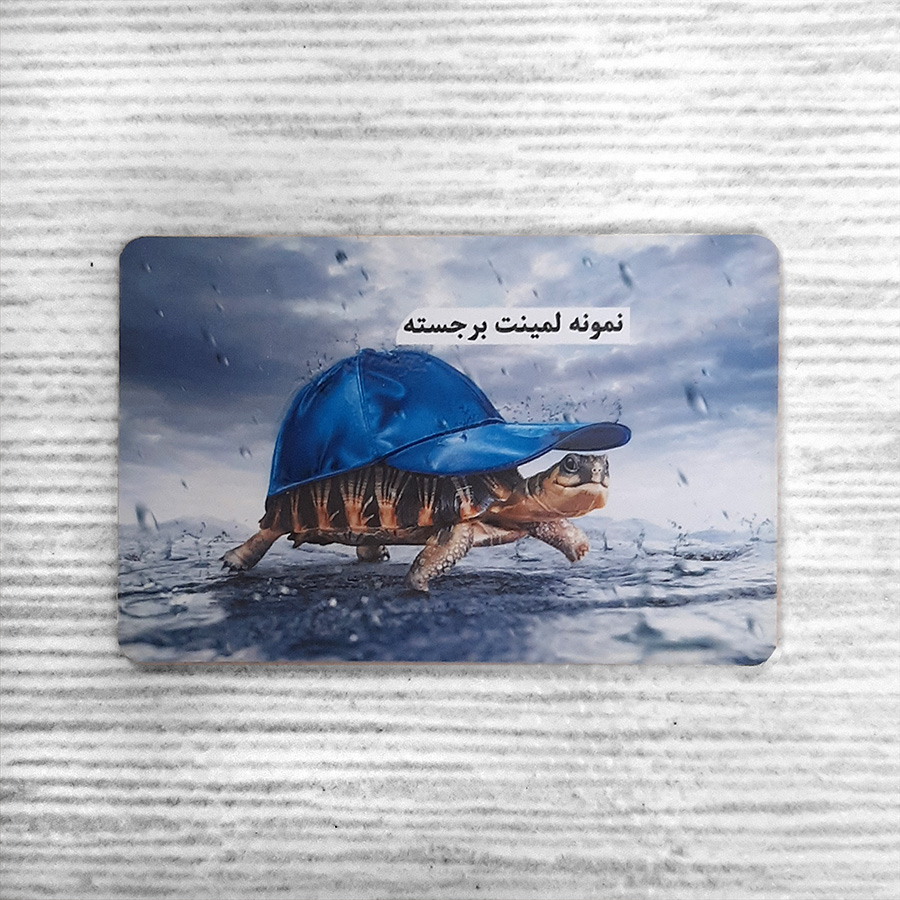 کارت ویزیت لمینت برجسته دورگرد بزرگ — تصویر ۲