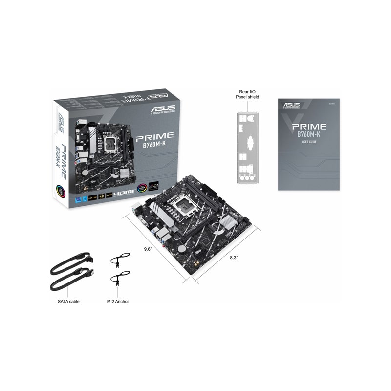 مادربرد ایسوس PRIME B760M-K DDR5 — تصویر ۸