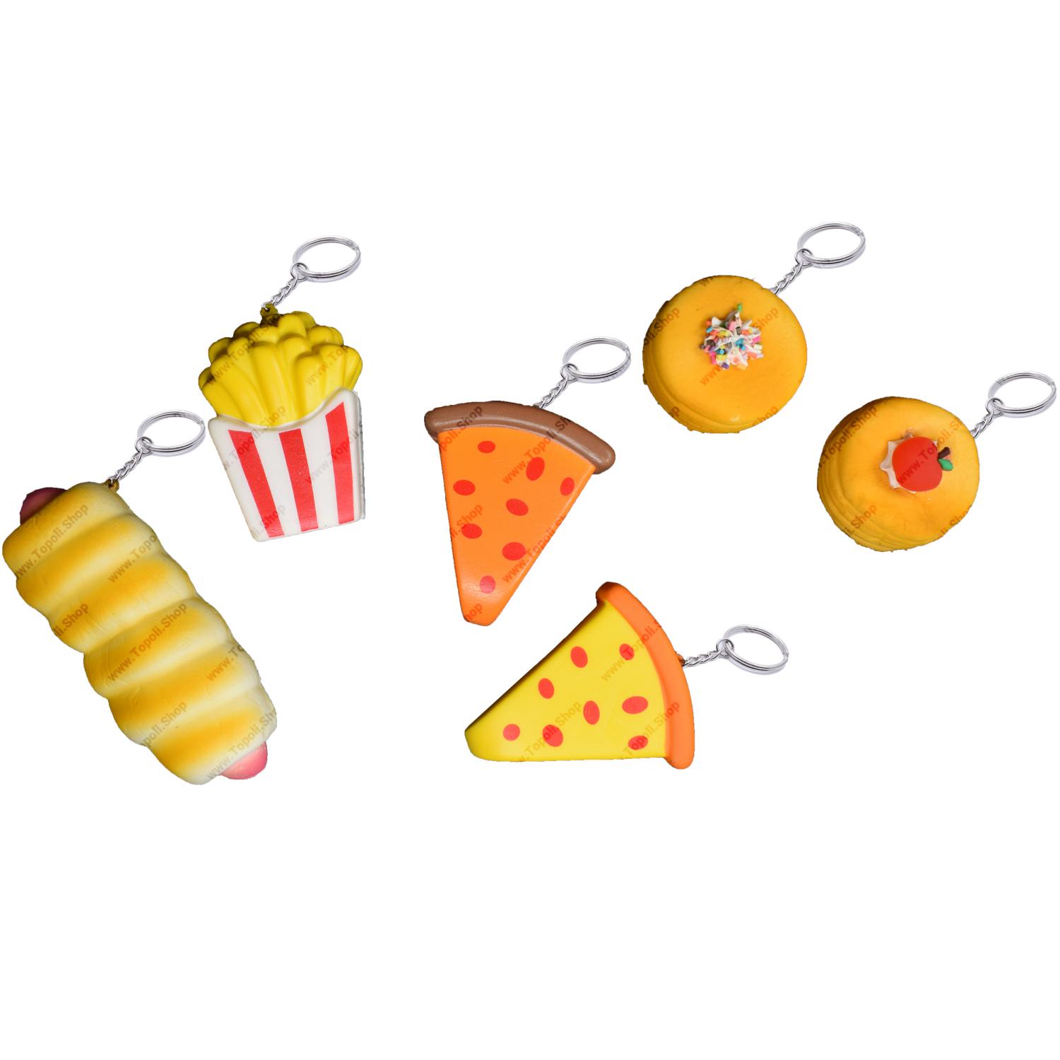 اسکویشی جاکلیدی فست فود مدل Fast Food Squishy FF01 — تصویر ۲