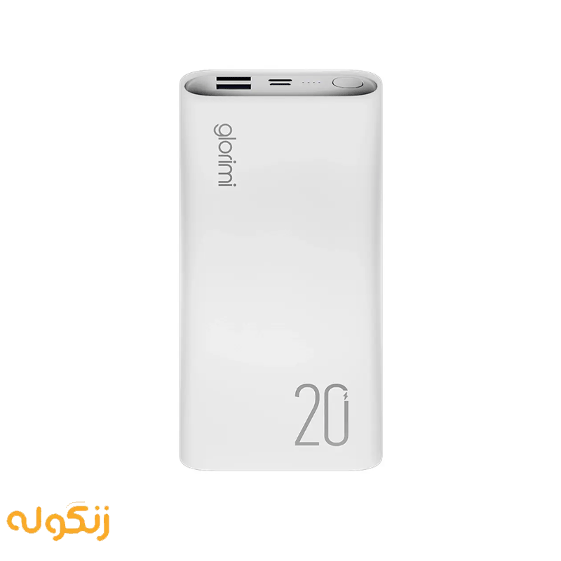 پاور بانک گلوریمی مدل LIGHTCORE با ظرفیت 20000mAh و توان 22.5W