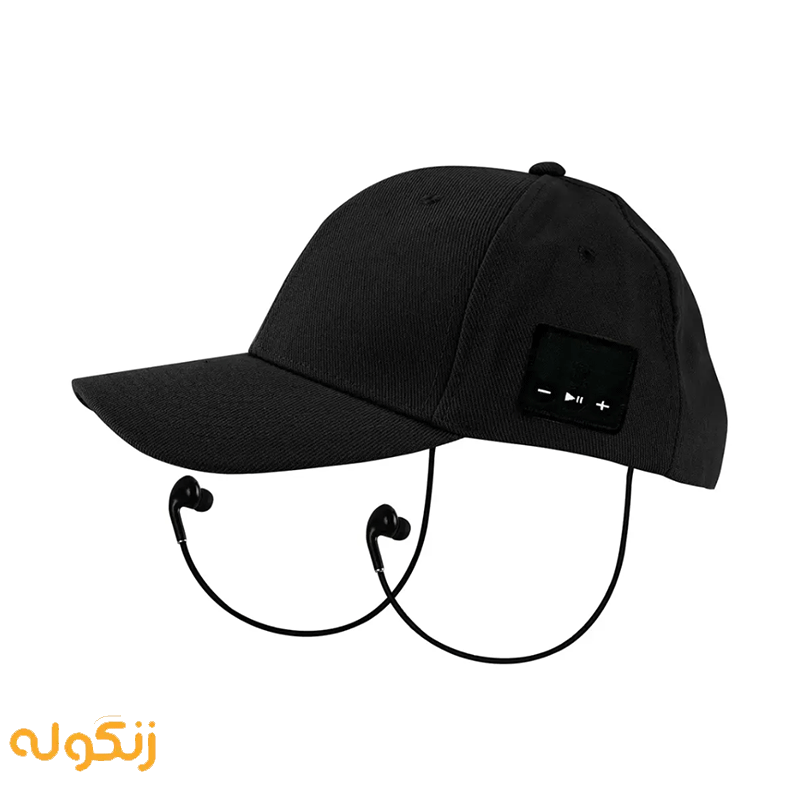 کلاه و هندزفری بلوتوث پرودو مدل Porodo Soundtec Wireless Audio Bluetooth Hat PDST2N1BK
