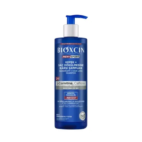 شامپو ضد شوره و ضد ریزش مردانه بیوکسین Bioxcin حجم 500 میل — تصویر ۲