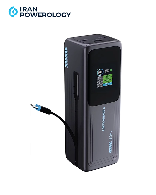 پاوربانک 30000 میلی آمپر پاورولوژی Powerology ThunderAmp 30000mAh Power Bank PWP001ADGY — تصویر ۶