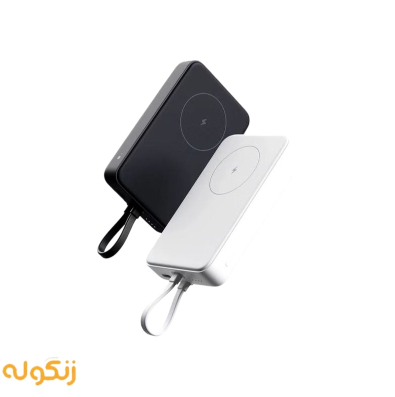 پاوربانک شیائومی مدل WPB1007MI ظرفیت ۱۰ هزار با کابل یکپارچه ۳۳ وات