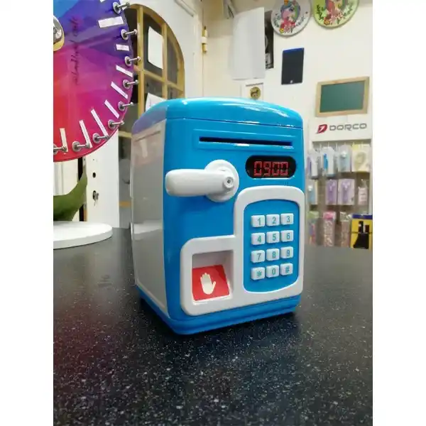 قلک رمزدار طرح گاوصندوق موزیکال مدل کیتی — تصویر ۴