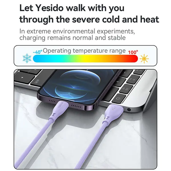 کابل آیفون یسیدو YESIDO CA119 — تصویر ۵