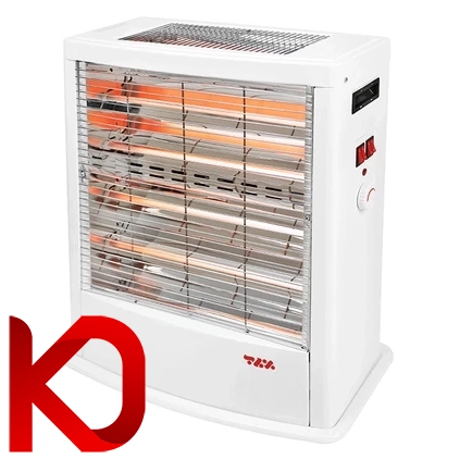 بخاری برقی فن دار برفاب مدل QH-2800 — تصویر ۷