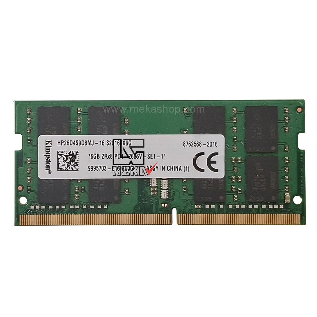 رم لپ تاپ کینگستون Kingston DDR4 2666MHz PC4 CL19 16GB — تصویر ۲
