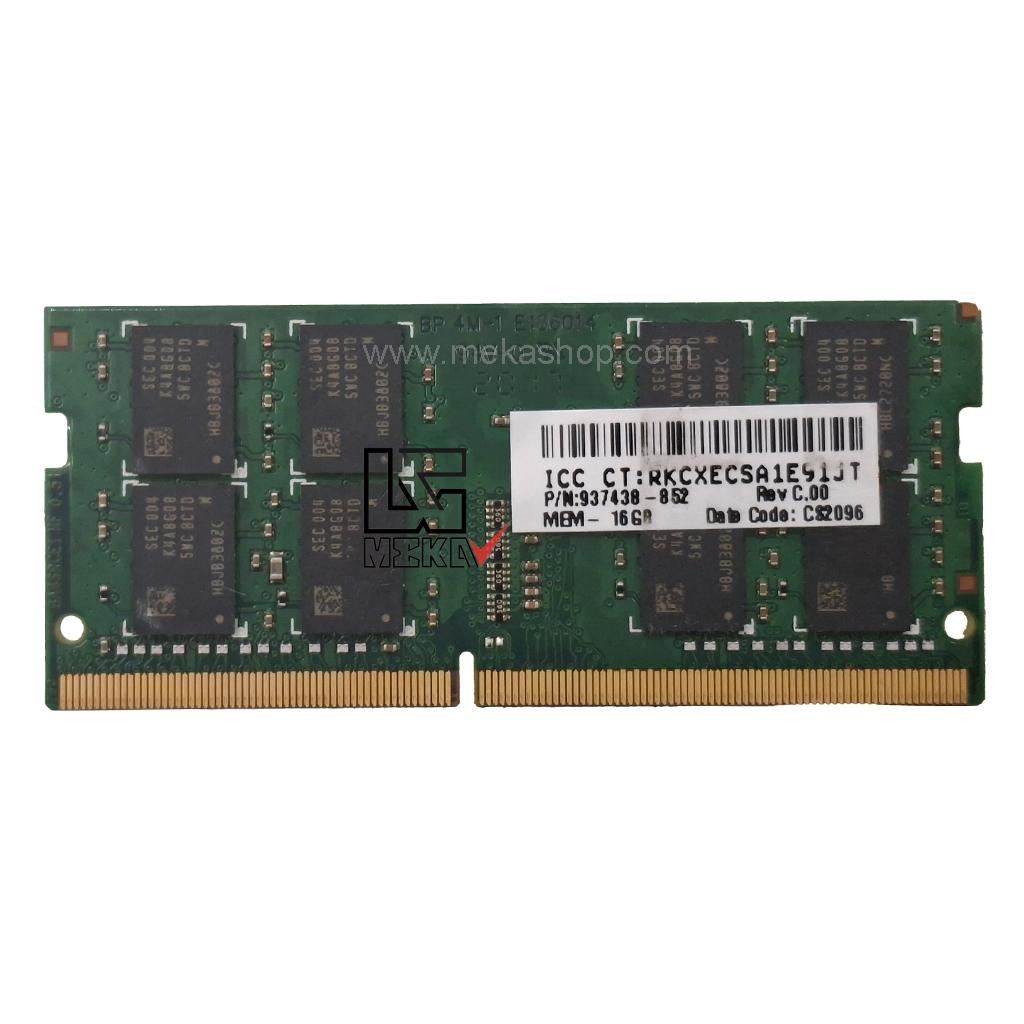 رم لپ تاپ کینگستون Kingston DDR4 2666MHz PC4 CL19 16GB — تصویر ۳