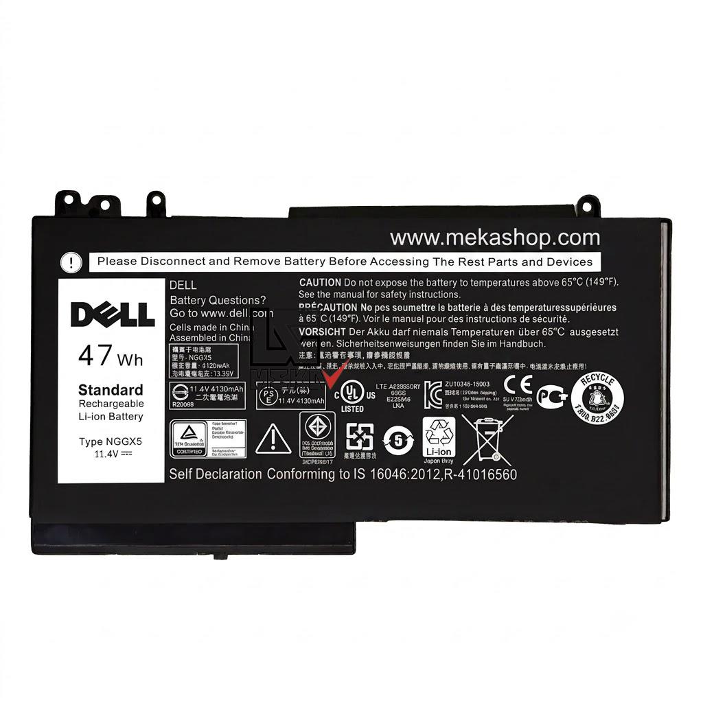 باتری اورجینال لپ تاپ Dell Latitude E5270 مدل NGGX5 — تصویر ۲