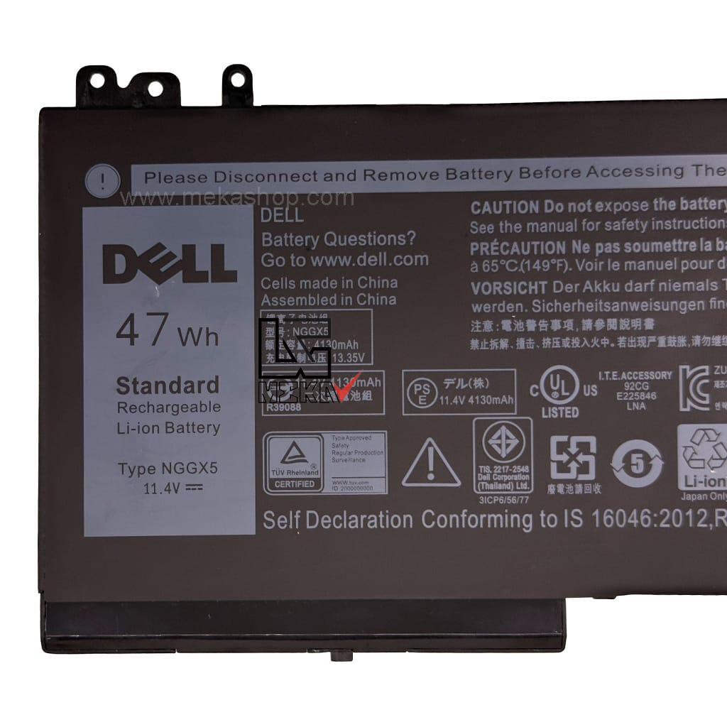 باتری اورجینال لپ تاپ Dell Latitude E5270 مدل NGGX5 — تصویر ۳