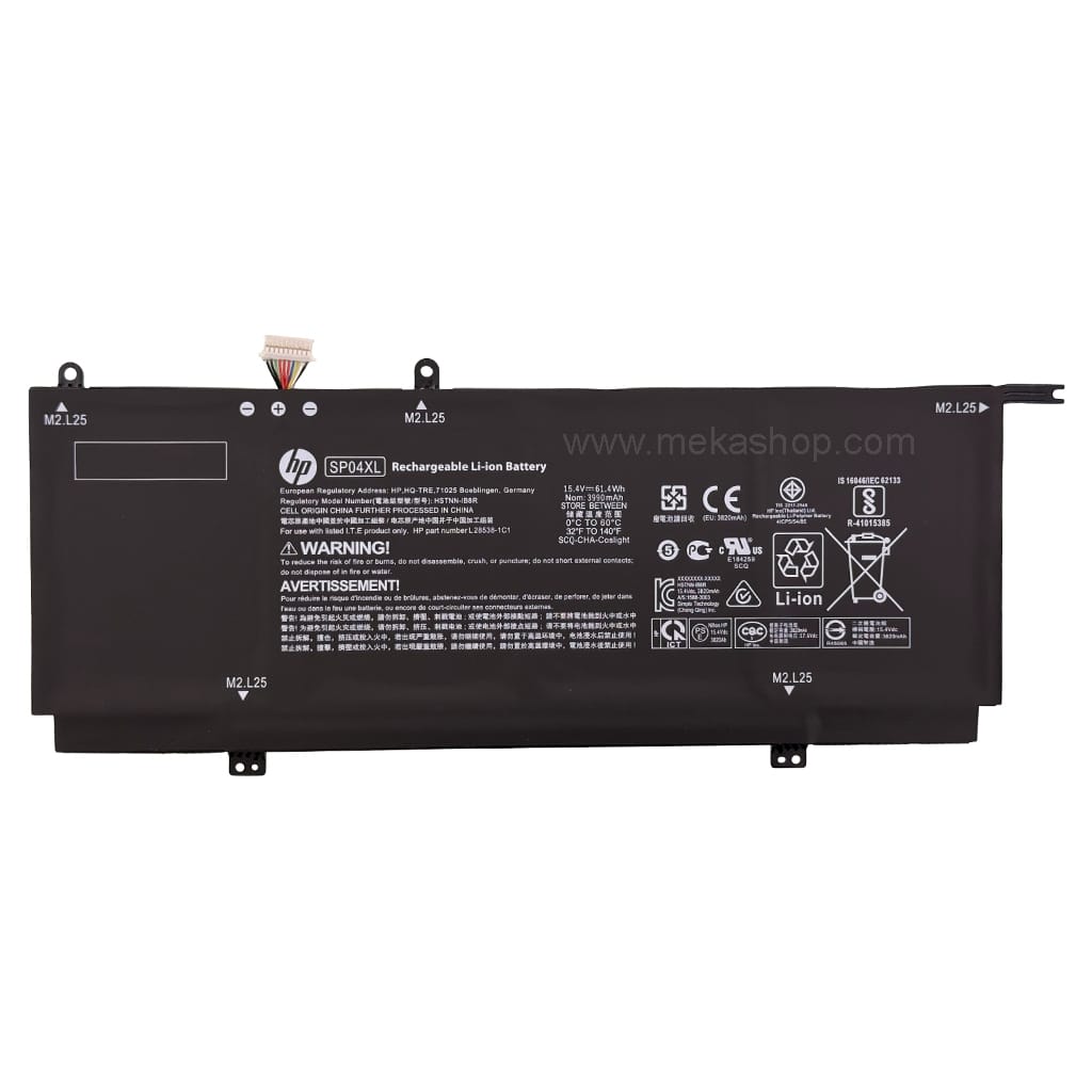 باتری اورجینال لپ تاپ اچ پی Pn: SP04XL) Hp Spectre X360 13 4Sells)