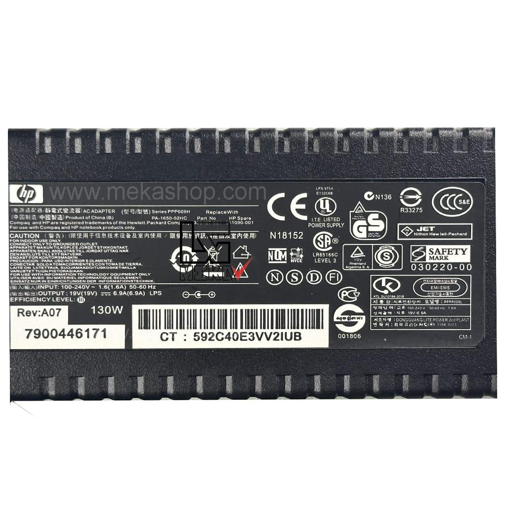 شارژر آداپتور اورجینال لپ تاپ اچ پی Hp 19V 6.9A Pin 7.4*5.0 — تصویر ۳