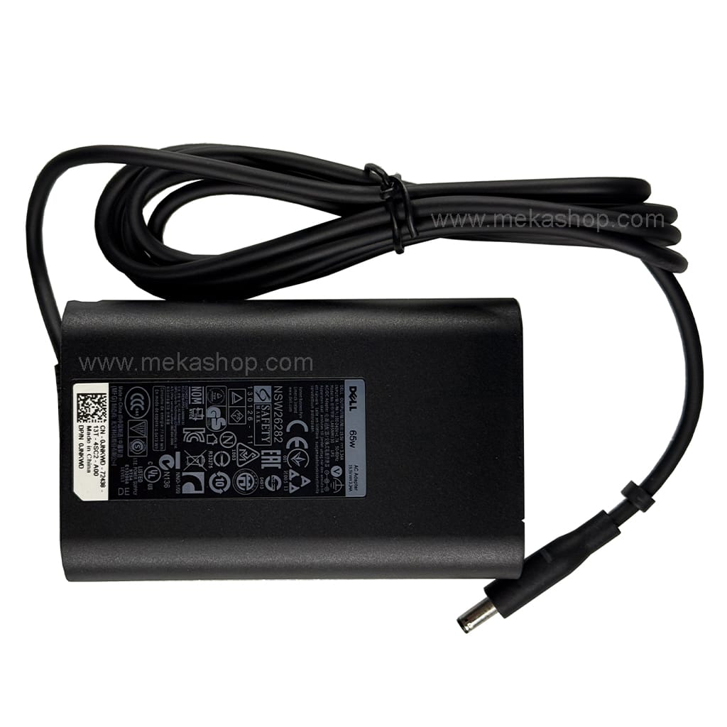 شارژر آداپتور اورجینال لپ تاپ دل Dell 19.5V 3.34A Pin 4.5*3.0 Slim