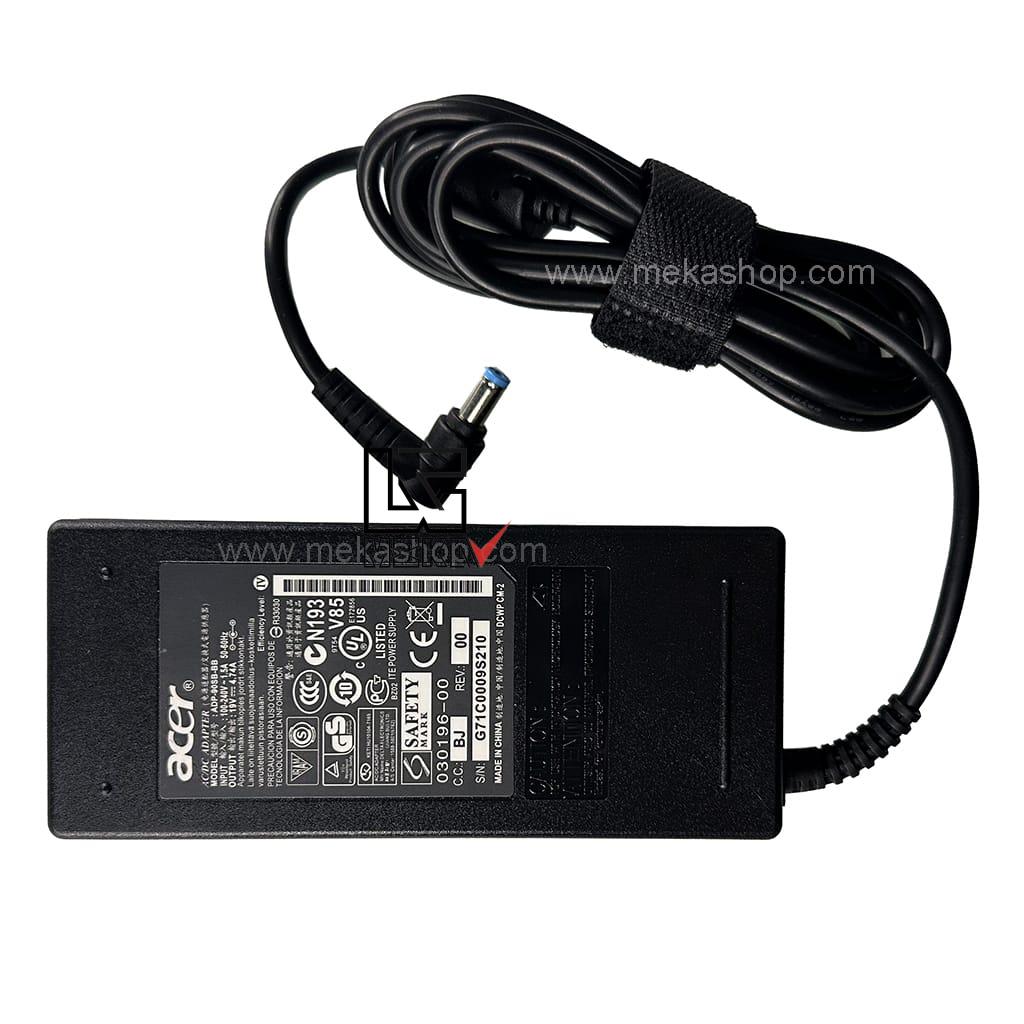 شارژر آداپتور اورجینال لپ تاپ ایسر Acer 19V 4.74A Pin 5.5*1.7 — تصویر ۲