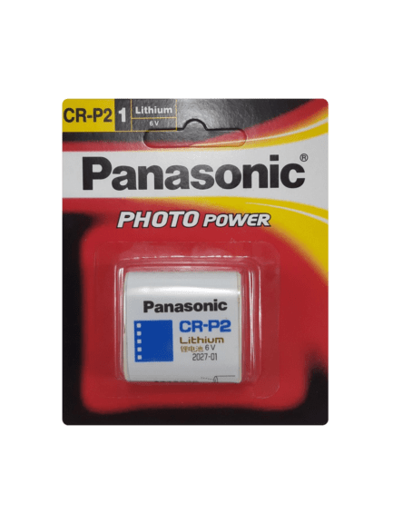 باتری لیتیومی 6 ولت پاناسونیک Panasonic | مدل CR-P2 — تصویر ۲