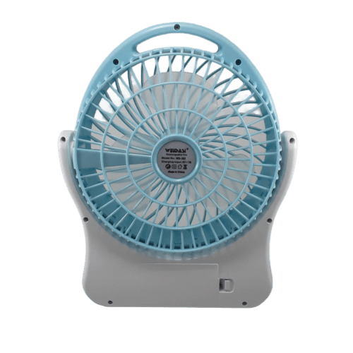 پنکه شارژی ویداسی WEIDASI مدل WD-202 | دارای چراغ قوه — تصویر ۳