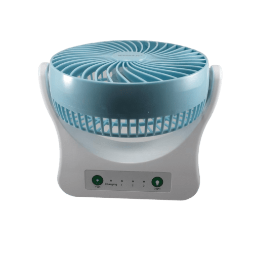 پنکه شارژی ویداسی WEIDASI مدل WD-202 | دارای چراغ قوه — تصویر ۴