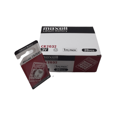 باتری سکه ای CR2032 مکسل 3V | بسته 20 عددی | maxell