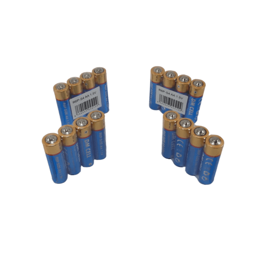 باتری قلمی 1.5 ولتی DM CELL | شیرینگ 4 عددی | AA | super heavy duty