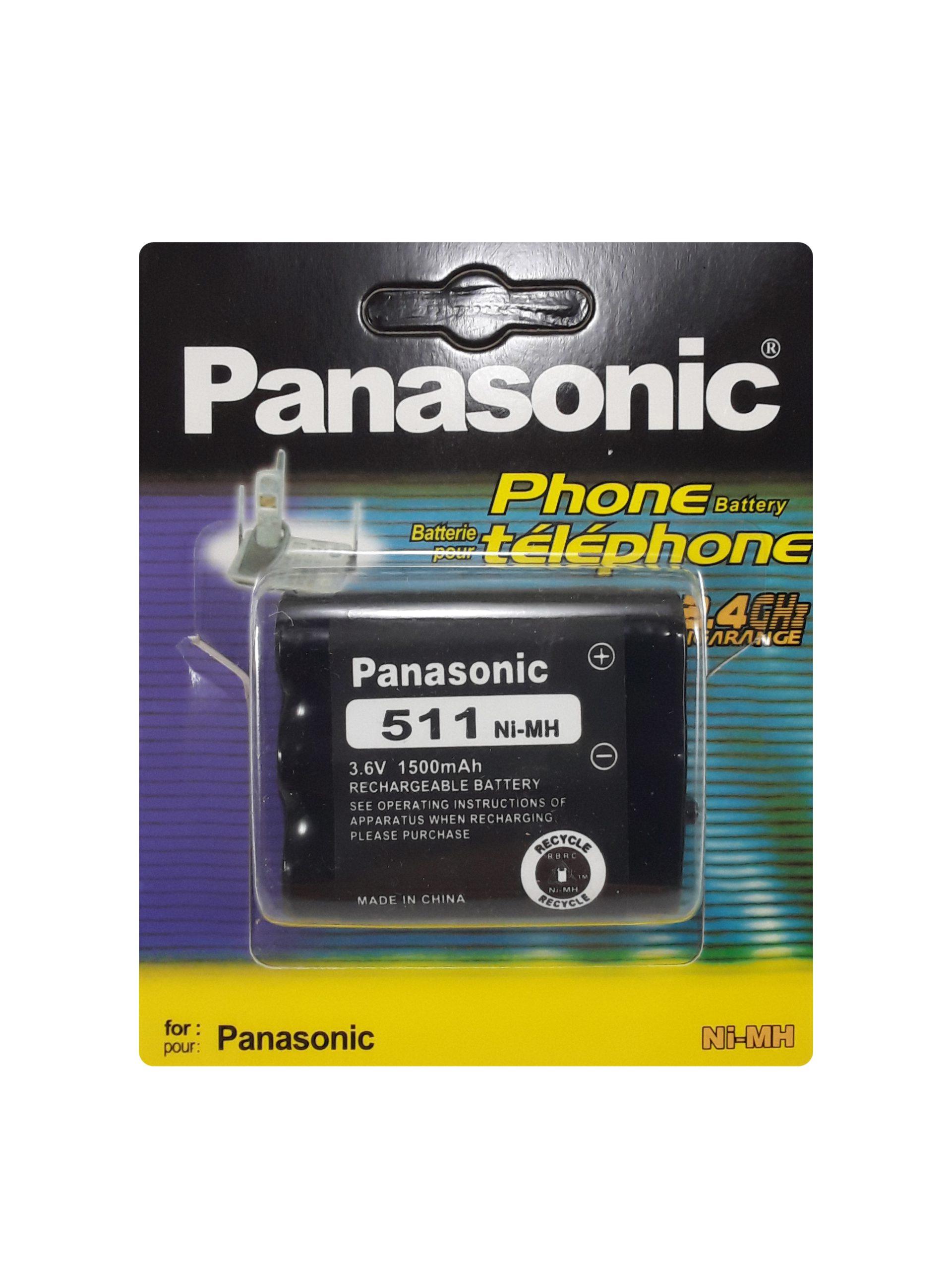 باتری تلفنی 3.6 ولت 1500mAh پاناسونیک | کد 511 | Pabasonic — تصویر ۲