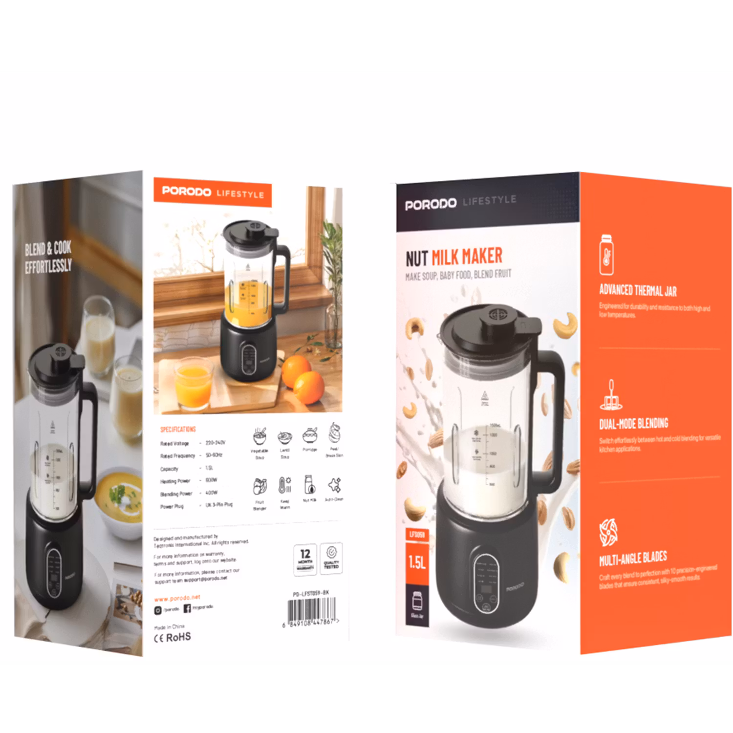 نوشیدنی ساز خودکار پرودو مدل Porodo LFST059 auto hot and cold drink — تصویر ۵