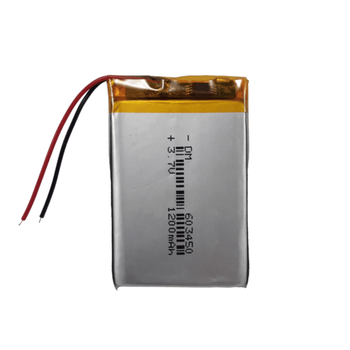 باتری پلیمری 603450 3.7 ولت 1200mah — تصویر ۲