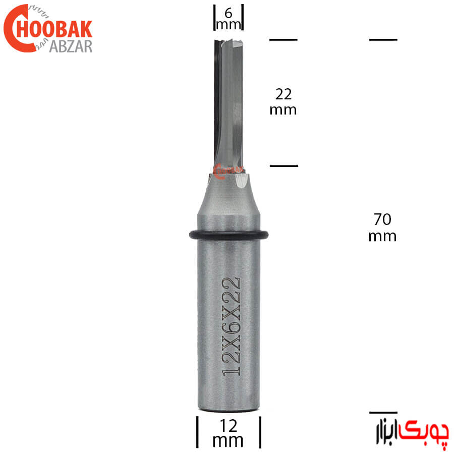 تیغ برش 6 میلیمتر سه پر YEVES کد GBT31206220 — تصویر ۳