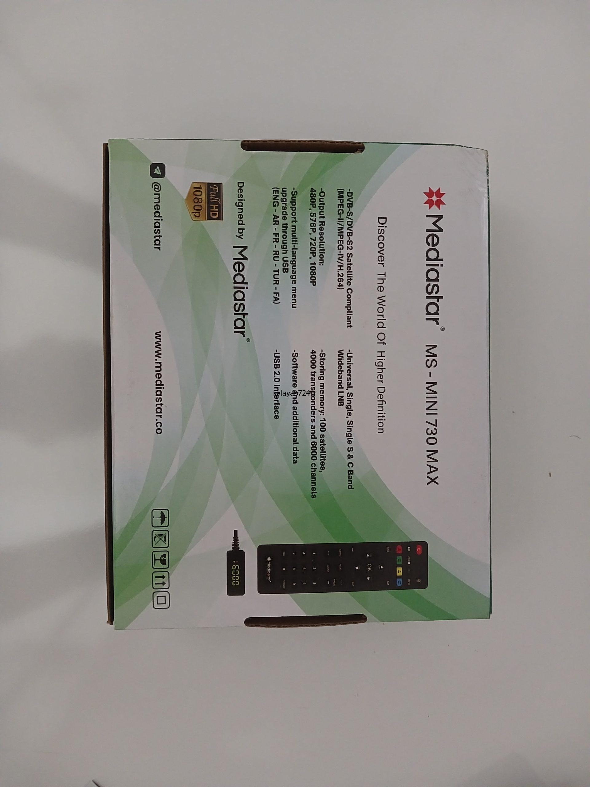 گیرنده دیجیتال مینی مدیا استار 730 max — تصویر ۴