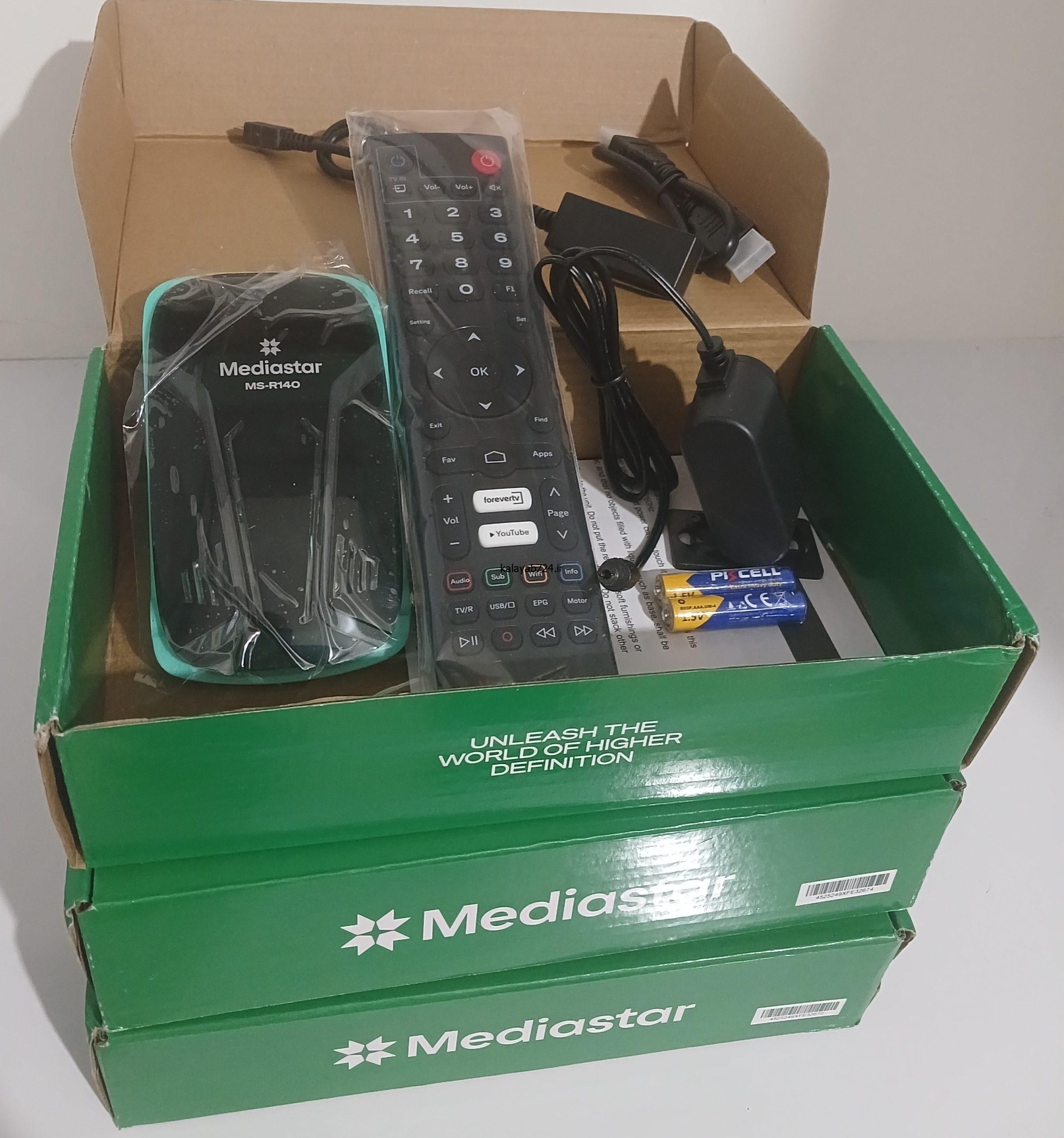 گیرنده دیجیتال مدیا استار R140 با ریموت کنترل جدید — تصویر ۳