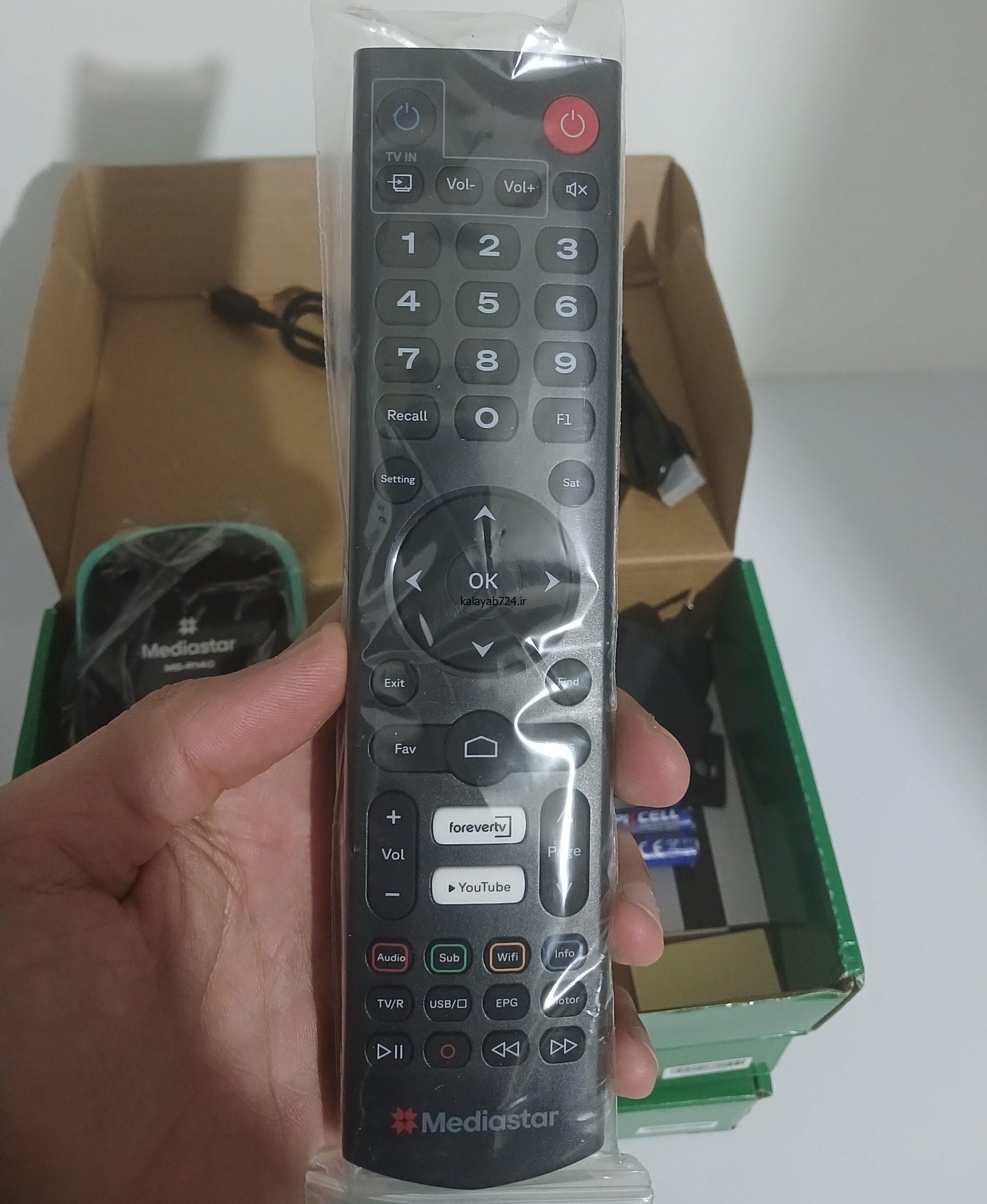 گیرنده دیجیتال مدیا استار R140 با ریموت کنترل جدید — تصویر ۵