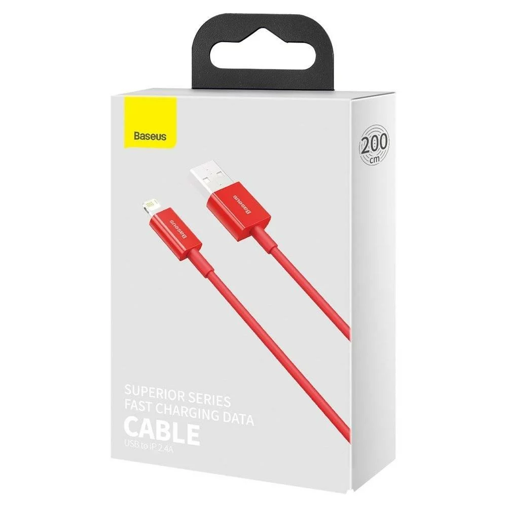 کابل تبدیل USB به لایتنینگ بیسوس مدل CALYS-C طول 2متر — تصویر ۳