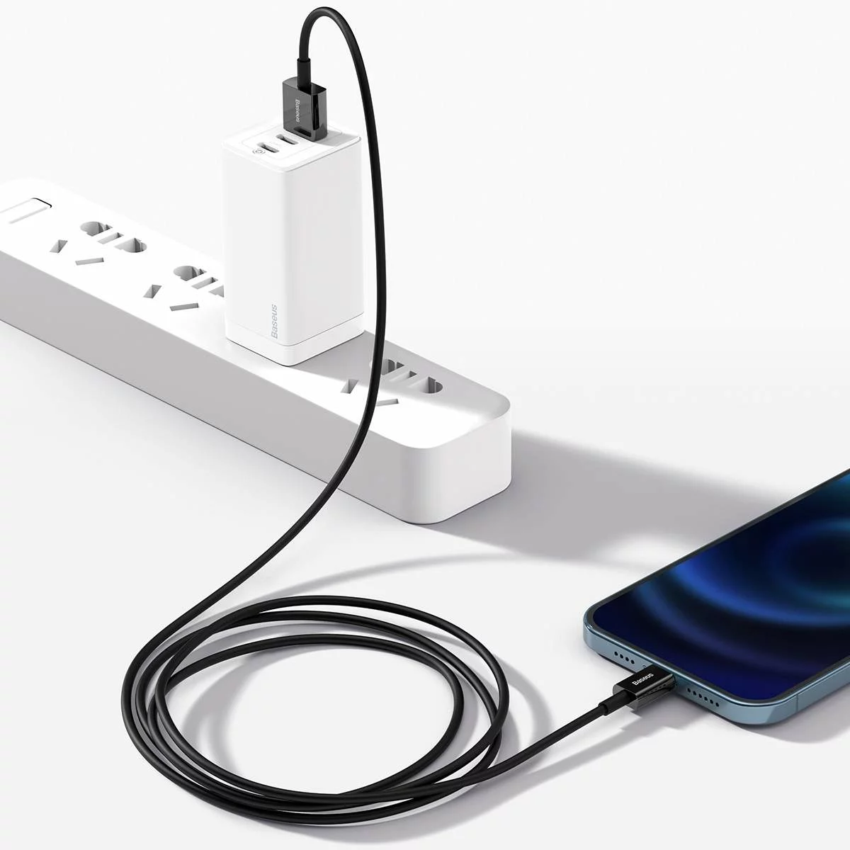 کابل تبدیل USB به لایتنینگ بیسوس مدل CALYS-C طول 2متر — تصویر ۵