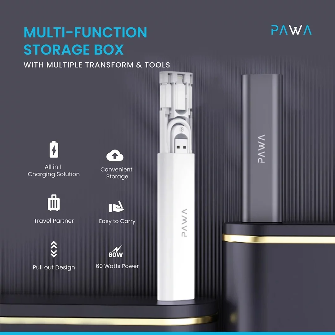 مجموعه لوازم جانبی موبایل پاوا مدل Multi-Function Storage Box — تصویر ۵