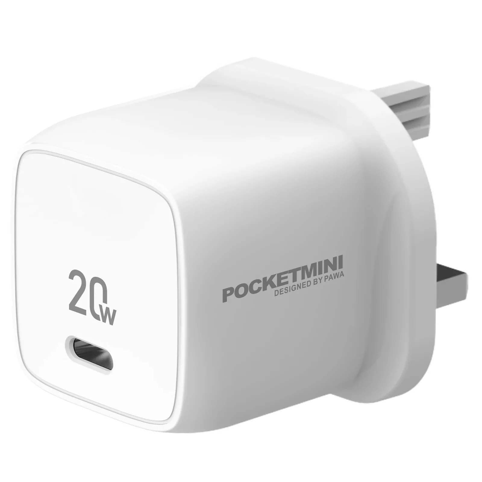 شارژر دیواری 20 وات پاوا مدل PocketMini PW-PM20120WKUK — تصویر ۲