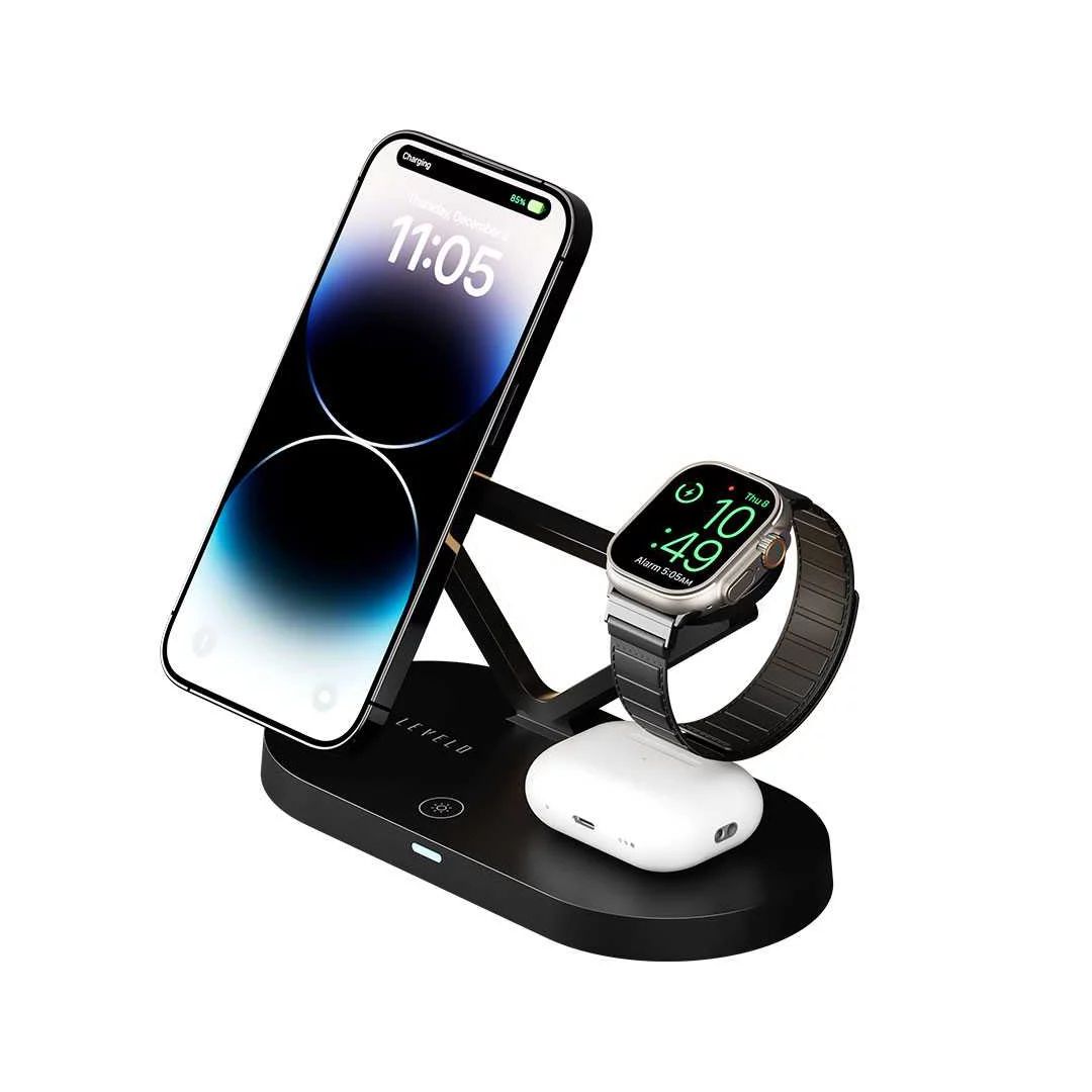 داک شارژر بی سیم لِولو مدل LVL51WCPBK — تصویر ۳